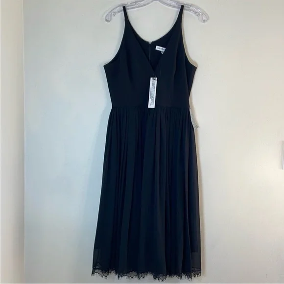 Dress The Population Alicia Mixed Media Midi Dress. Medium. NWT. - Picture 2 of 13